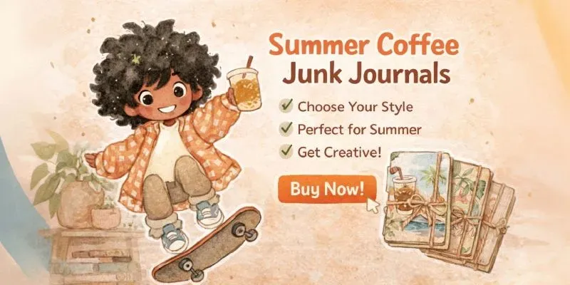 Summer Sweet Coffee Junk Journals generated by undefined