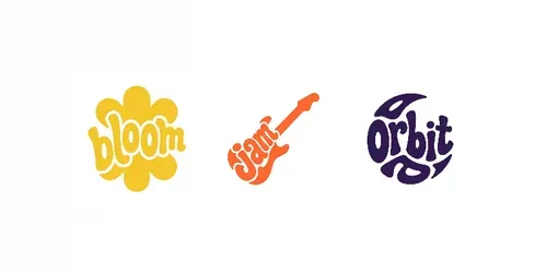 Retro Sticker Makers Custom Word Shapes generated by gemini-image