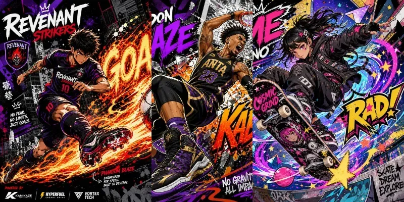 Dynamic Anime Street Art Guides generated by undefined