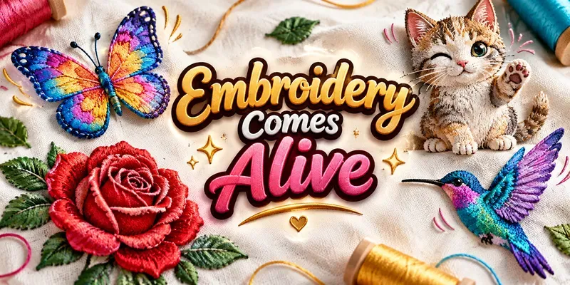 Embroidery Comes Alive