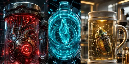 Neon Specimen Mugs generated by chatgpt-image