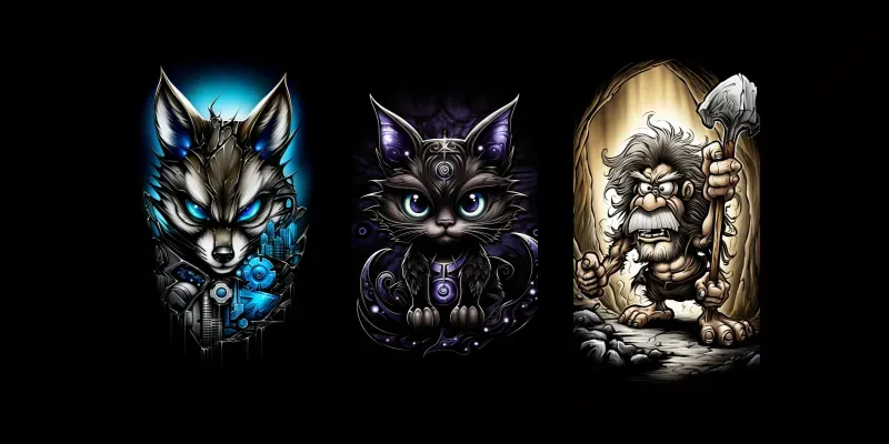 Bold Cartoon Creations generated by undefined