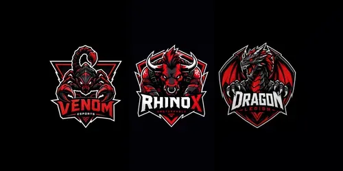 Ultimate Esports Mascot Logos generated by chatgpt-image