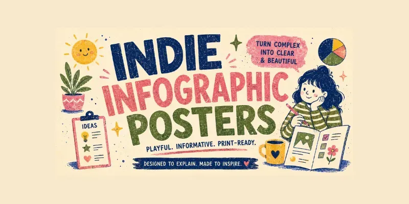 Indie Infographic Posters generated by undefined