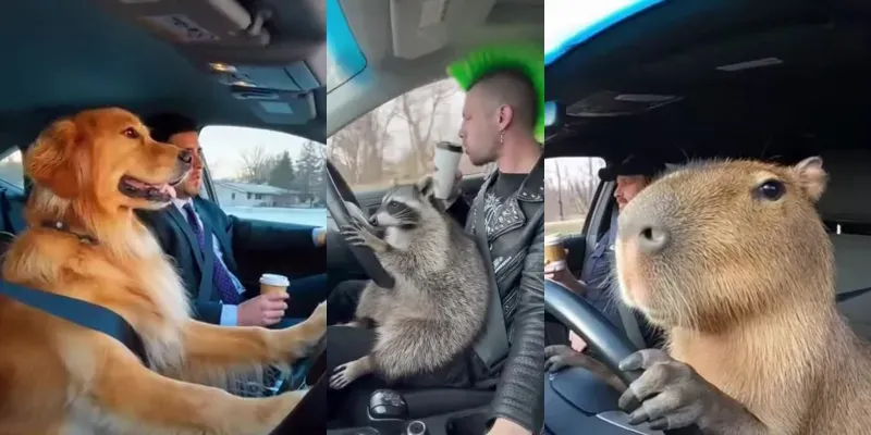 Funny Animal Driver Pranks generated by undefined