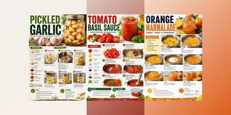 Pro Culinary Recipe Infographic Makers generated by undefined