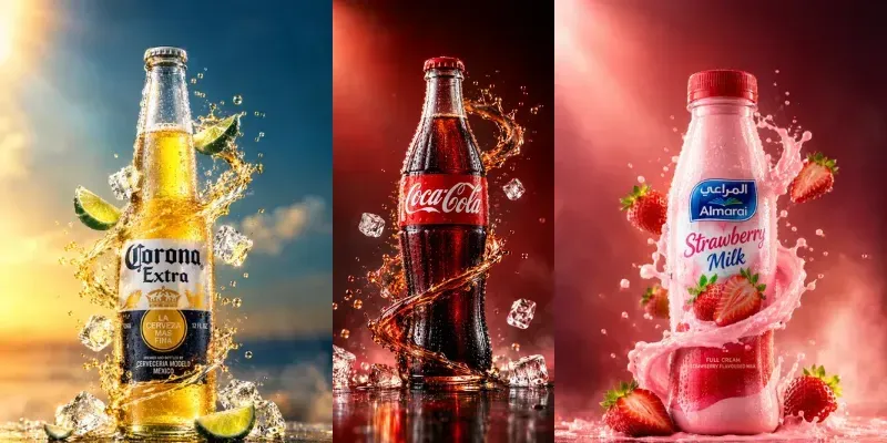 Luxury Beverage Ad Photography