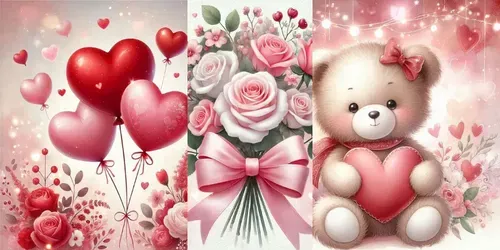 Sweet Valentine's Whimsies generated by dalle