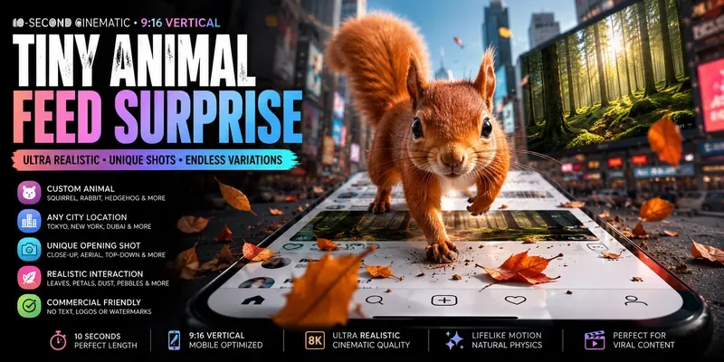 Tiny Animal Feed Surprises generated by undefined