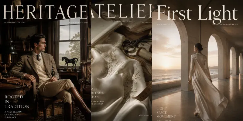 Quiet Luxury Magazine Cover Generator generated by undefined