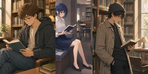 Soft Anime Reading Times generated by chatgpt-image
