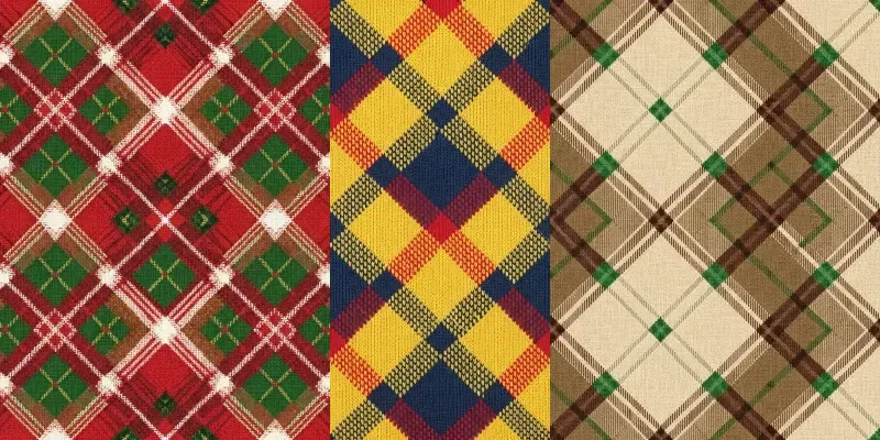 Christmas Plaid Seamless Patterns generated by undefined