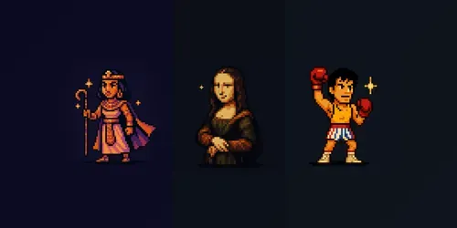 Retro Pixelart Legend Makers generated by chatgpt-image