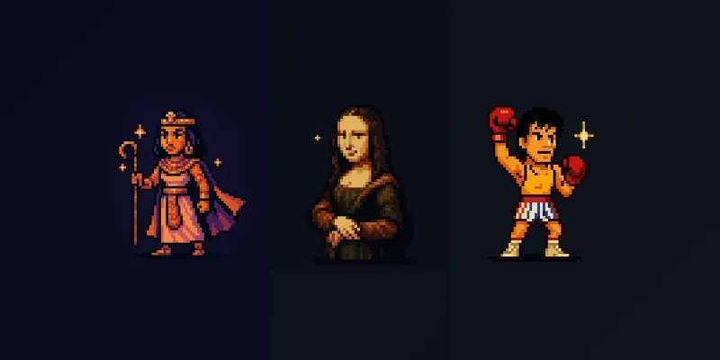 Retro Pixelart Legend Makers generated by undefined