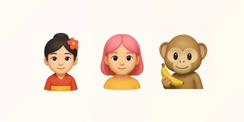 Emoji Style Characters generated by undefined