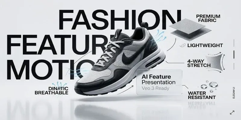 Cinematic Fashion Feature Motion Ads generated by undefined