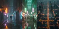 Cyberpunk City Scenes leonardo prompt mini thumbnail