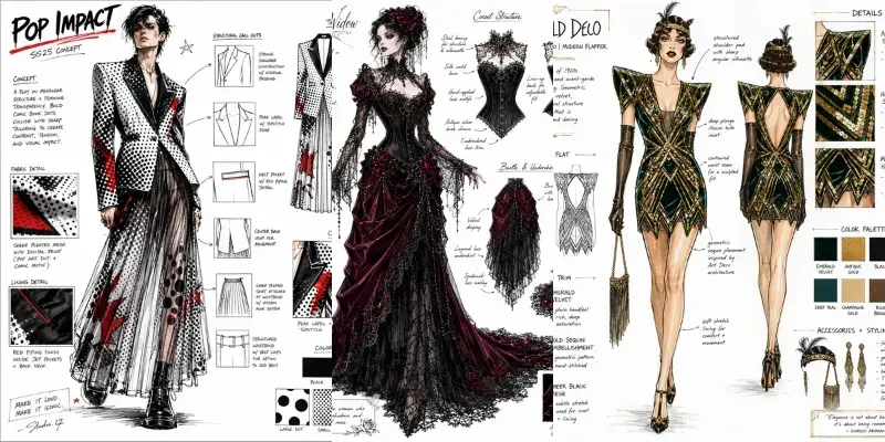 Professional Fashion Concepts generated by undefined