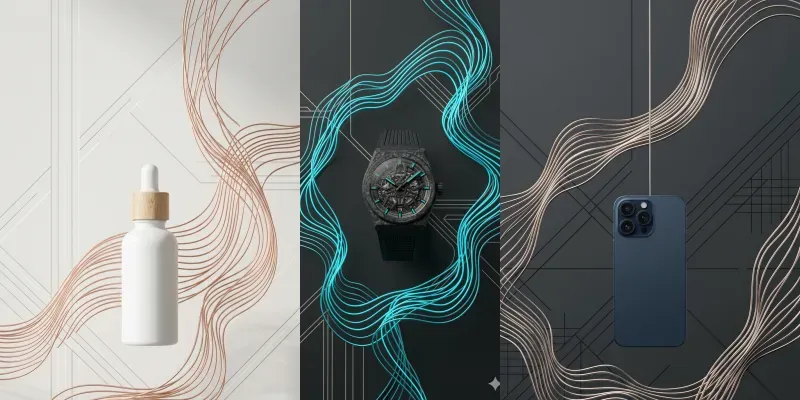 Kinetic Wire Waves Art generated by undefined