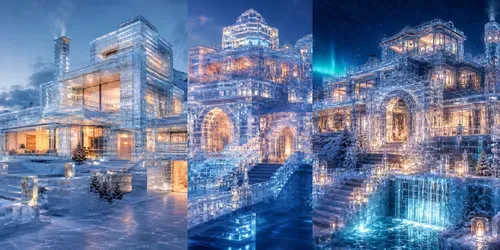 Ice Architecture Fantasies generated by chatgpt-image