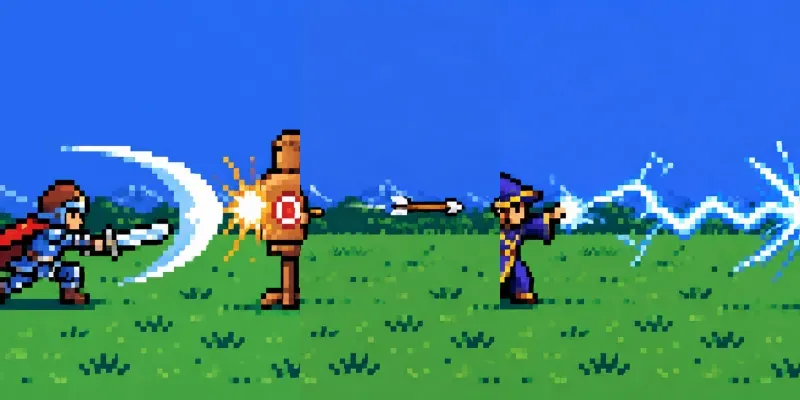 8bit RPG Attack Impact Generator generated by undefined