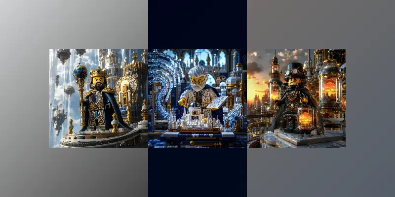 Surreal Lego Legends Beyond Reality Art generated by undefined