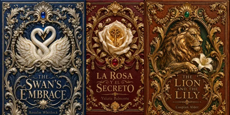 Baroque Sculptural Book Covers