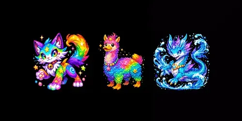 Collectible Pixel Creature Creators generated by chatgpt-image