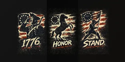 Vintage Americana Graphics generated by chatgpt-image