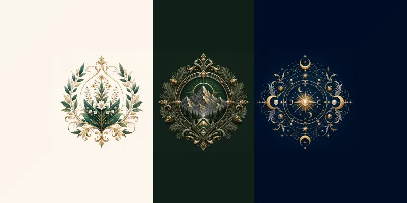 Luxury Ornamental Emblem Creators generated by undefined