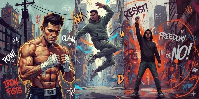 Urban Neoexpressionism Action Art generated by undefined