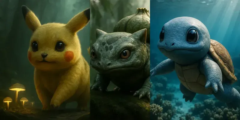 Pokemon Realistic Chatgpt Image generated by undefined