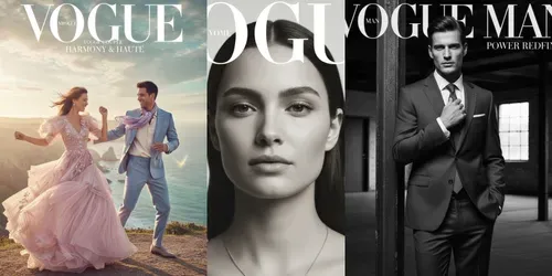 Vogue Style Highfashion Photography generated by gemini-image