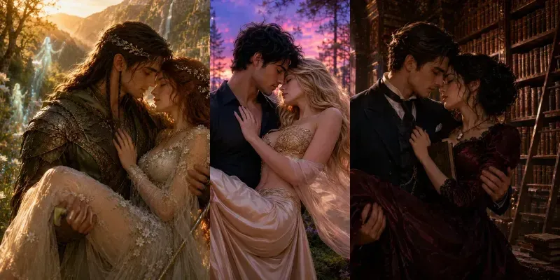 Dreamworld Cinematic Romantic Couples generated by undefined