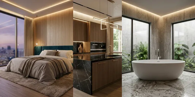 Ultrarealistic Modern Interior Designs generated by undefined