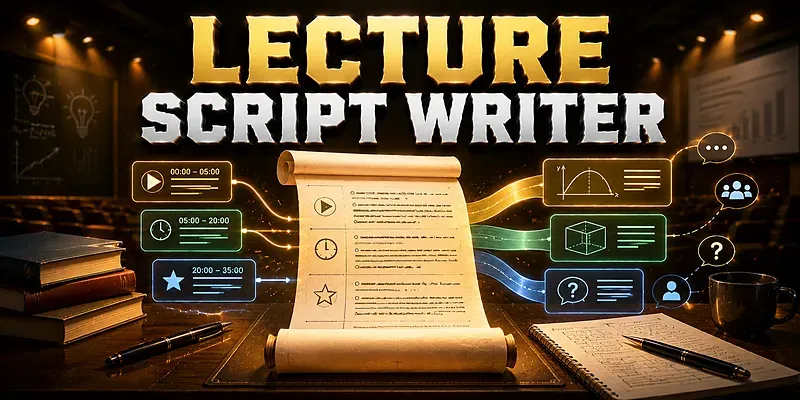 Lecture Script Writer generated by undefined