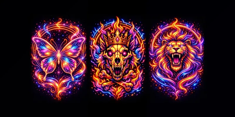 Neon Pop Art Gallery Engines generated by undefined