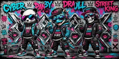 Street Kid Graffiti Tshirts generated by chatgpt-image