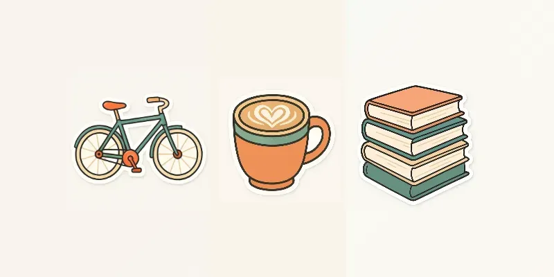 Minimal Outlined Sticker Creators generated by undefined