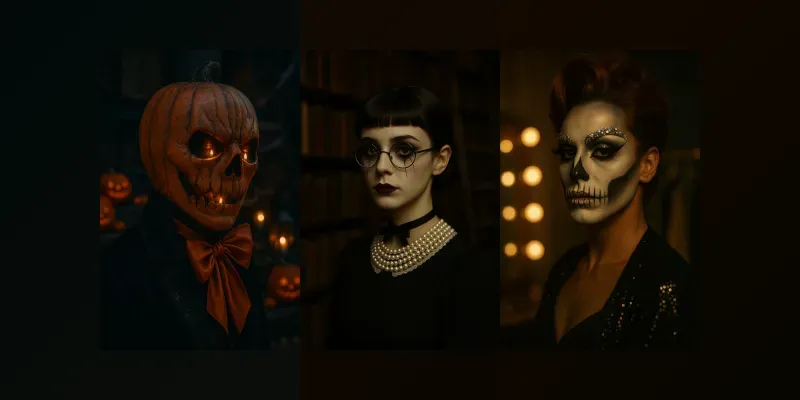Halloween Cinematic Fine Art Portraits generated by undefined