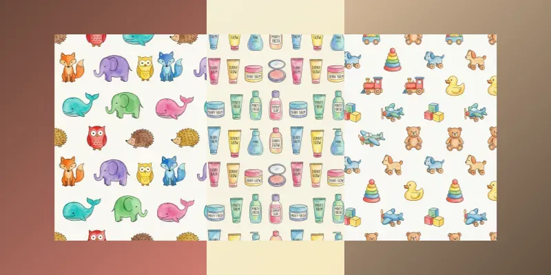 Cute Watercolor Patterns generated by undefined