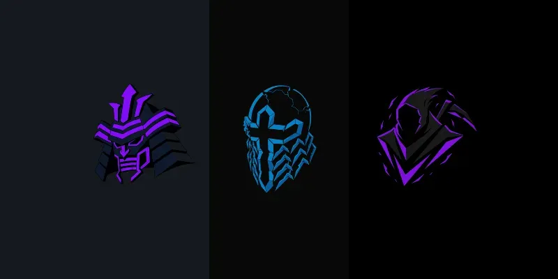 3D Horror Dark Fantasy Skull Vector Icons
