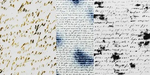 Ink Manuscript Textures generated by midjourney