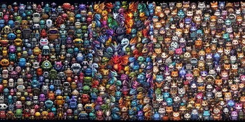 Whimsical Character Crowd Creators generated by chatgpt-image