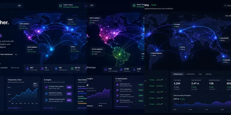Global Network Saas Dashboards generated by undefined