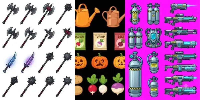 2D RPG Game Asset Sprite Sheets generated by undefined