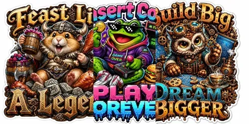 Cute Mascot Sticker Design Kits generated by chatgpt-image