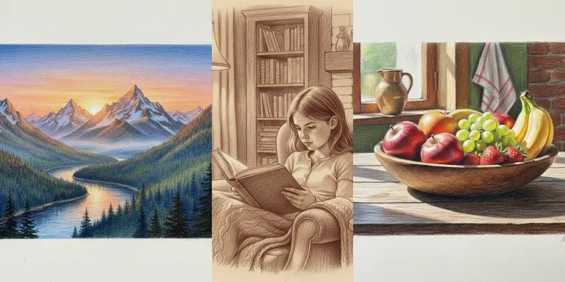 Crayon Pencil Realistic Art generated by undefined