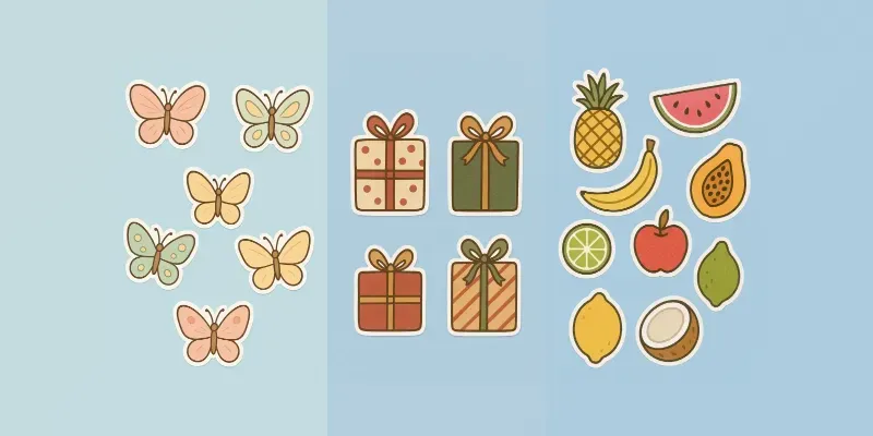 Cute Seasonal Theme Sticker Sets generated by undefined
