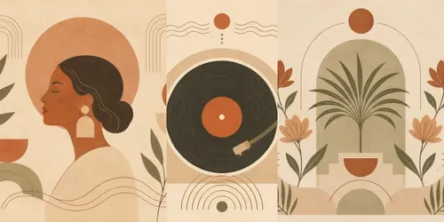 Earthy Minimalist Decor Art generated by chatgpt-image